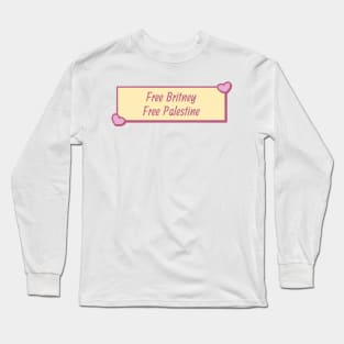 Free Britney - Free Palestine Long Sleeve T-Shirt